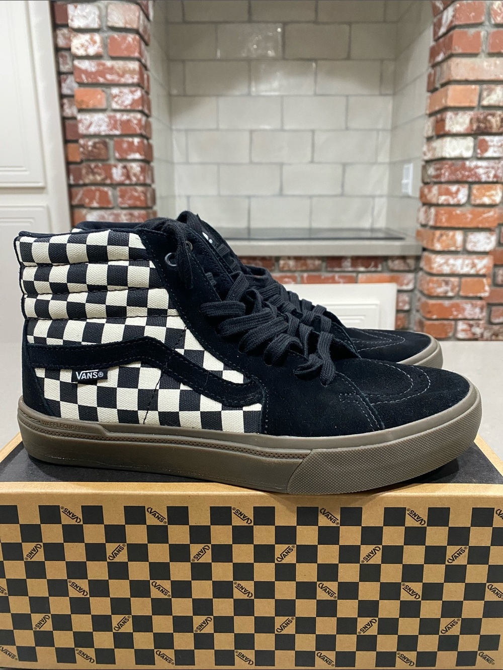NIB vans checkered box skate hi size 8.5 womens 10